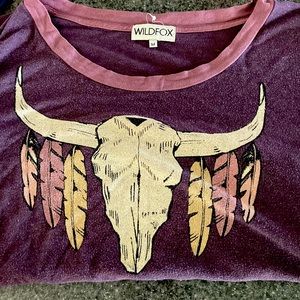 Wildfox skull pullover